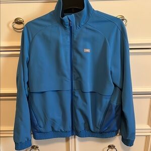 Figs capri blue Sydney jacket